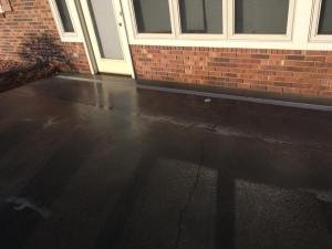 concrete patio channel drainage system